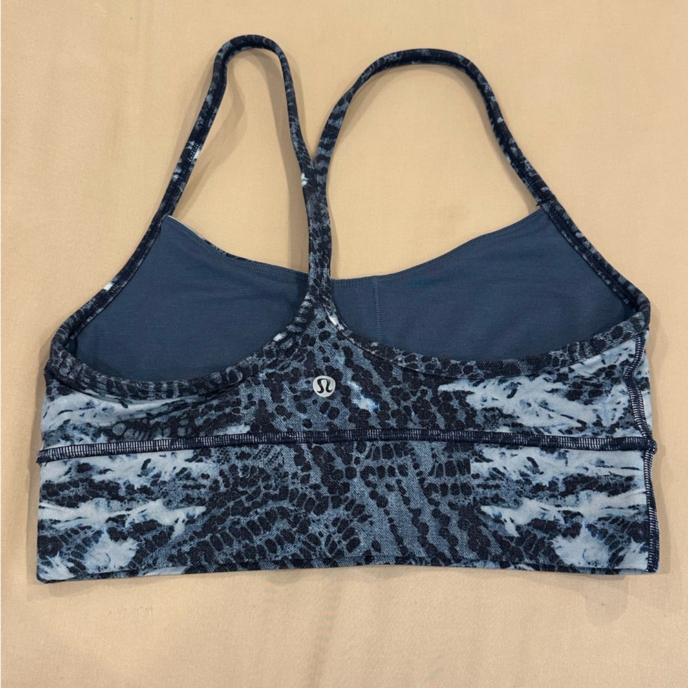 Lululemon Racerback Patterned Sports Bra - Picture 2 of 3